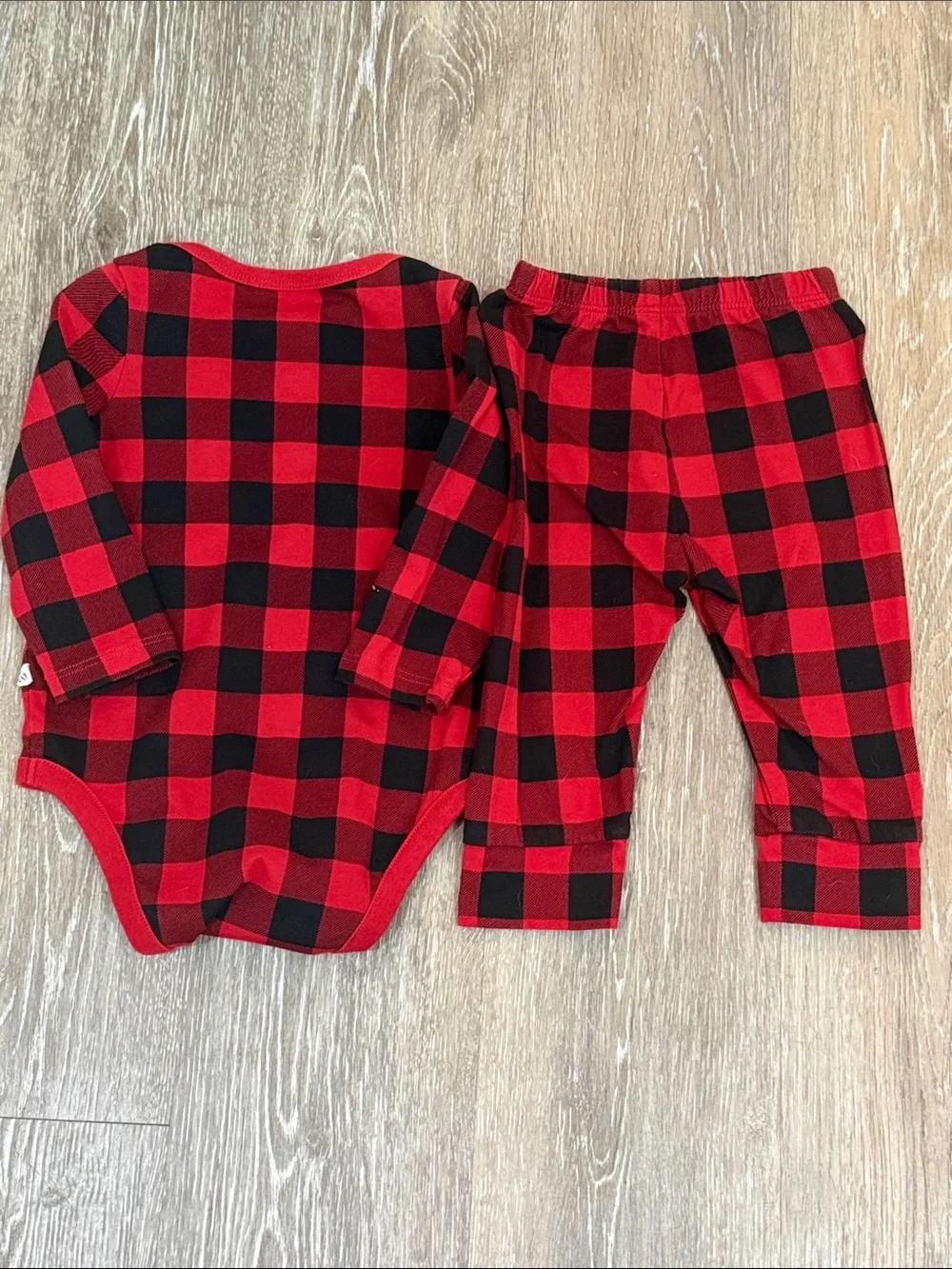 babyGap Baby Boy Winter Buffalo Plaid Moose Bear Pants Outfits Bundle Lot 6-12M